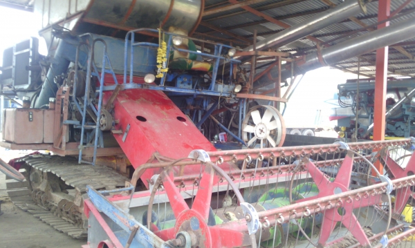 รถเกี่ยวข้าว  เครื่อง  175  เทอร์โบ   ช่วงล่างใหญ่  เครื่องดี