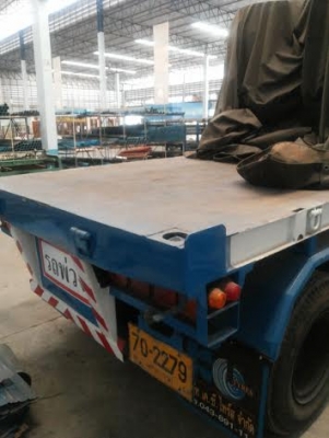 ขายหางพื้นเรียบ 3 เพลา 12 ม.10 สตัด สามมิตร