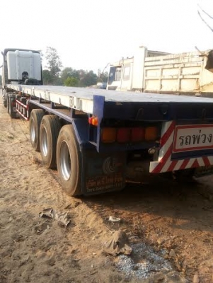 หางพื้นเรียบ 3 เพลา 12 เมตร สภาพสวย