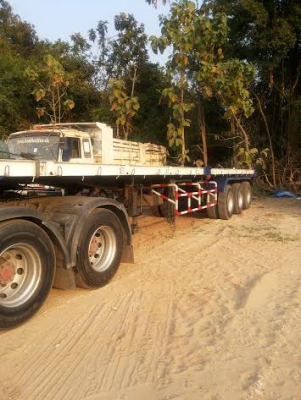 หางพื้นเรียบ 3 เพลา 12 เมตร สภาพสวย