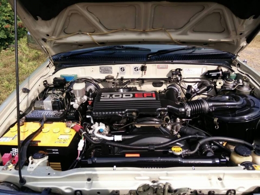 ขายไทเกอร์โฟรวิล3000EFI 4 ประตูรถบางเดิมบางทั้งคันเครื่องดีมากเกียร์โฟรใช้ได้ดี