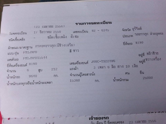 ขายพ่วงแม่-ลูก HINOFM1JNPDไม่ดั้ม เครื่องJO8C 212แรง ปี50 พ.เพาเวอร์ เบรกทิฟฟี่ เครื่องดี คัชซีสวย ยางดี ภายในสวย แอร์เย็น สภาพพร้อมใช้งาน เอกสารพร้อมโอน  จัดไฟแนนซ์ได้ เงื่อนไขง่ายๆวันเดียวรับรถ สนใจโทร 090-8588220คุณนะ 093-3258446คุณบิวตี้ ID:narong498