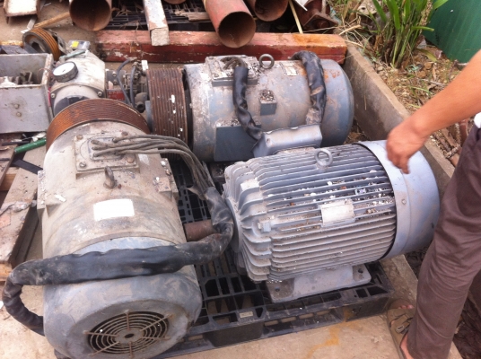 มอเตอร์ FUJI ขนาด 50 แรงม้า  จากญี่ปุ่น  แบบสามเฟส ต่อใช้แบบสตาร์ เดลต้าได้