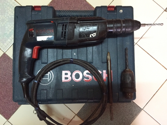 ขายสว่านโรตารี่3ระบบรุ่นใหญ่ถอดหัวยี่ห้อBOSCHรุ่นGBH2-26DFRพร้อมใช้งานครับ