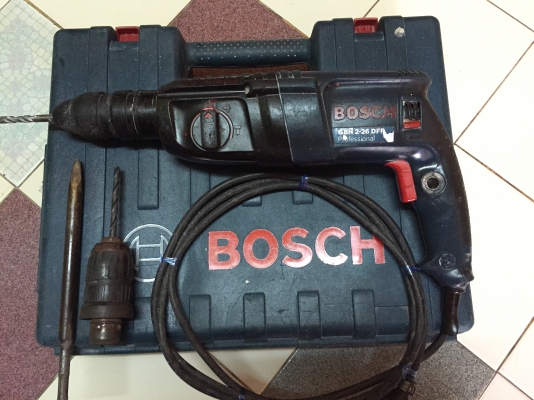 ขายสว่านโรตารี่3ระบบรุ่นใหญ่ถอดหัวยี่ห้อBOSCHรุ่นGBH2-26DFRพร้อมใช้งานครับ