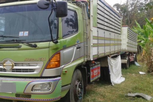 ขาย HINO MEGA 260 พ่วงแม่+ลูกดั๊ม กระบะเนียมคอกเกษตร รถปี 46