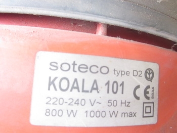 เครื่องดูดฝุ่น SOTECO มือสองญี่ปุ่น พร้อมใช้งานครับ วีดีโอ การทำงานจะตามมาครับ = ราคา 2,000 บาท/ ตัว