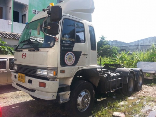 ขายหัวลากHINOประกอบหัวสิงห์ไฮเทคพร้องหางพื้นเรียบ 2 เพลา