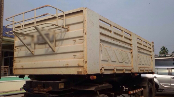 ขายรถพ่วงดัมพ์ HINO เครื่อง 344 แรง ปี 53 กระบะดัมพ์สามมิตรแม่ลูก ลูก 3 เพลาแท้