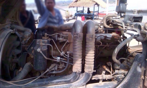 ขายรถสิบล้อดัมพ์ Mitsubishi M6 เครื่อง 254 แรง ปี 52 กระบะดัมพ์สามมิตร