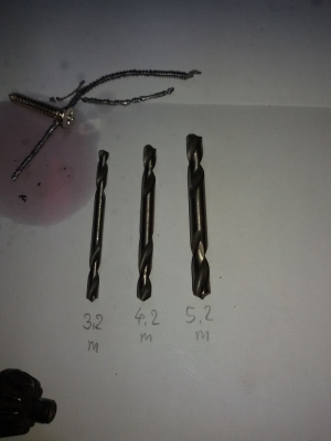 ดอกสว่าน 2 หัว ใช้สำหรับงานเจาะรูรีเวท เจาะ เหล็ก ไม้ พลาสติก อลูมิเนียม ชุด 3 ดอก