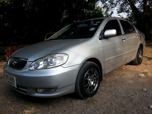 โตโยต้า อัลติส ปี 02 เกียร์ออโต้ เครื่อง 1600 ตัว J เบาะหนัง กระจกไฟฟ้า