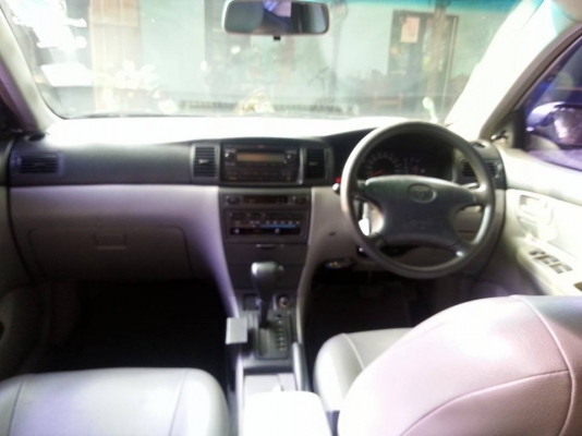 โตโยต้า อัลติส ปี 02 เกียร์ออโต้ เครื่อง 1600 ตัว J เบาะหนัง กระจกไฟฟ้า โตโยต้า อัลติส ปี 02 เกียร์ออโต้ เครื่อง 1600 ตัว J เบาะหนัง กระจกไฟฟ้า