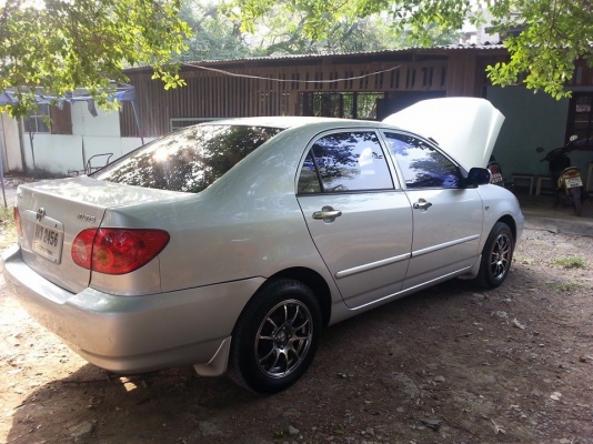 โตโยต้า อัลติส ปี 02 เกียร์ออโต้ เครื่อง 1600 ตัว J เบาะหนัง กระจกไฟฟ้า โตโยต้า อัลติส ปี 02 เกียร์ออโต้ เครื่อง 1600 ตัว J เบาะหนัง กระจกไฟฟ้า