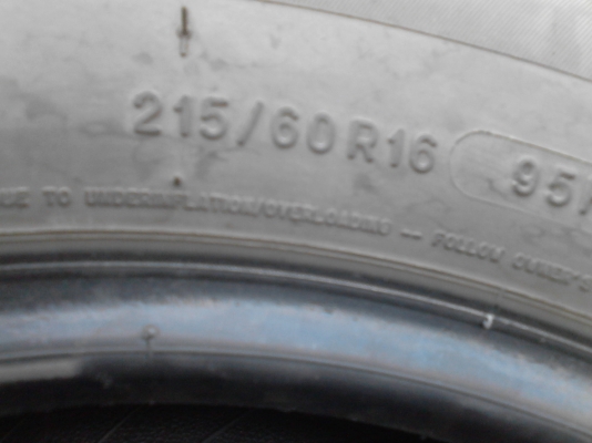 215/60R16 MICHELIN  ENERGY XM-2  สวย ดอกยางหนา  เสมอ    TEL.081-427-3941