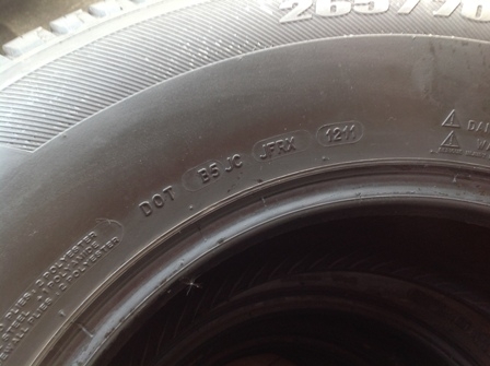 ยางBridgestoneขอบ16 ใส่Fortuner 4เส้นสภาพดีมากครับ บางกะปิ กรุงเทพ