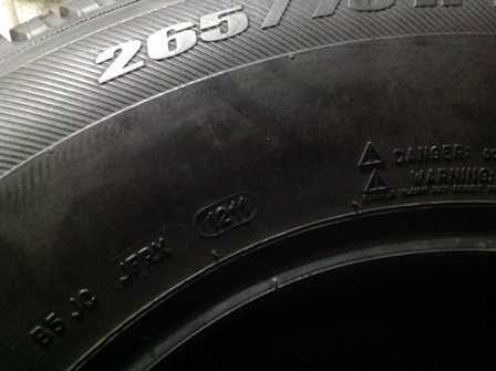 ยางBridgestoneขอบ16 ใส่Fortuner 4เส้นสภาพดีมากครับ บางกะปิ กรุงเทพ