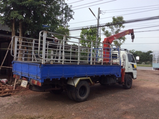 ISUZU 6ล้อติดเครน ห้างแท้ กะบะ4.3ม. ยาว5ม. เครน3ตัน พวงมาลัยพาว์เวอร์ ยางดี ครัทซีสวย ขาย 560,000 บาท(ติดต่อ ศุภากร 081-4252943)