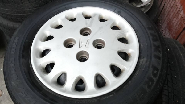 ล้อกระทะ honda ขอบ 13 ยาง 175 70 13