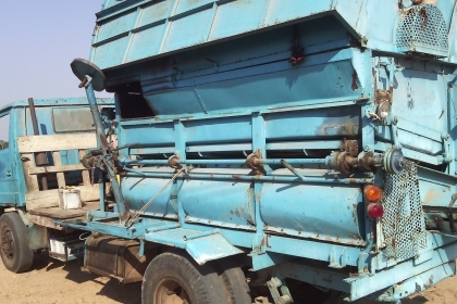 ขายรถนวดข้าวหกล้อ110แรงอีซูซุแปดฟุต