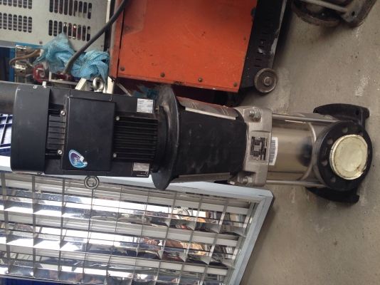 ขายปั้มน้ำแบบตั้งแรงดันสูง Groundfos 4HP. 380V ขนาดเข้า-ออก 3 นิ้ว ของใหม่ไม่เคยใช้งานครับ