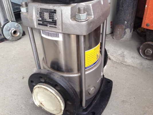 ขายปั้มน้ำแบบตั้งแรงดันสูง Groundfos 4HP. 380V ขนาดเข้า-ออก 3 นิ้ว ของใหม่ไม่เคยใช้งานครับ