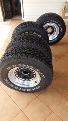 ขายล้อหยดน้ำขอบ 16 พร้อมยาง maxxis a/t 980