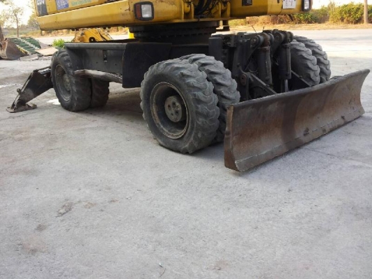 PW200-7K # K40139 : รถขุดล้อยาง Komatsu รถนอกนำเข้า T.กุ้ง:081-3062283