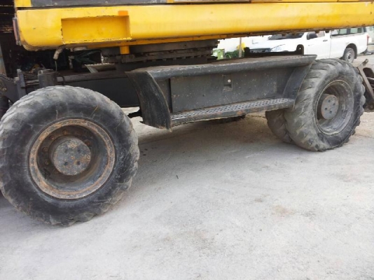 PW200-7K # K40139 : รถขุดล้อยาง Komatsu รถนอกนำเข้า T.กุ้ง:081-3062283