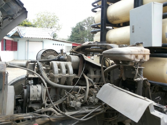 รถบรรทุก 10 ล้อใหญ่ HINO พ่วง 3M แม่ลูก ติดแก๊ส ราคา 950,000 บ. รถอยู่สระบุรี