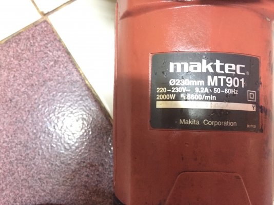 ขายหินเจียตัดกระเบื้องตัวใหญ่9นิ้วยี่ห้อMaktecรุ่นMT901สภาพดี2,000วัตต์ ขายหินเจียตัดกระเบื้องตัวใหญ่9นิ้วยี่ห้อMaktecรุ่นMT901สภาพดี2,000วัตต์