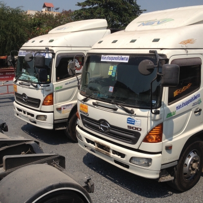 ขายด่วนหัวลาก10ล้อHINO260 NGV แท้รถห้างปี2553