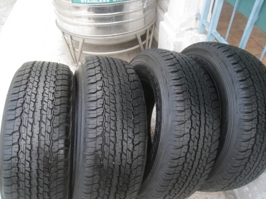 ขายยางป้ายแดง Dunlop AT22 Grandfrek 265/65r17 ปี14 สนใจติดต่อเล็กคลองสามครับ 081-3747940