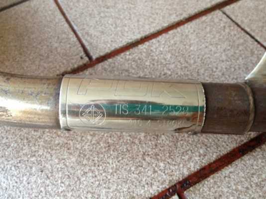 ท่อ PDK ใส่ ฮอนด้าเวฟสภาพดยังดี