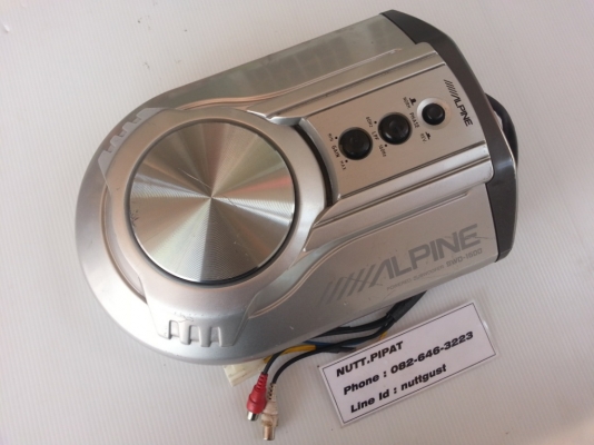 Sub Box Alpine SWD-1600 วางใต้เบาะ จากญี่ปุ่น