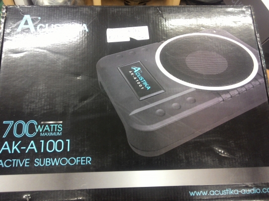 เตียมจัดส่งคุณ บุญทวี พรุ่งนี้ครับ SUB BOX Acustika AK-A1001   700Watts 10นิ้ว 4 วอยร์  เบสแน่นๆคับแบนไฮเอนคับ