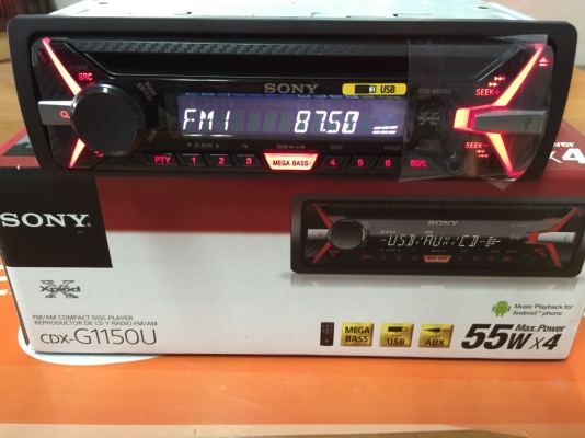 ขายวิทยุ SONY CDX-G1150U ปี 2015 ขายวิทยุ SONY CDX-G1150U ปี 2015
