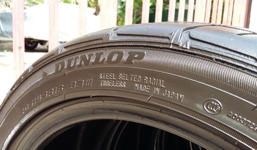 ยาง,205-45-16 Dunlop DZ101 JP.ดอกเต็มปลายปี12สี่เส้น 3,500