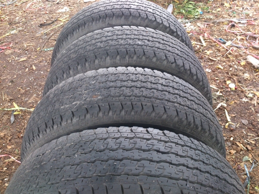 ขายแม็กมิตซู ปาเจโร่ 6รูขอบ16 พร้อมยางบริดสโตน265/70R16 ปี09 ชุดละ 3900