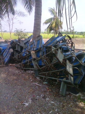 ขายเบาะรถบัส  3,2  สภาพดี