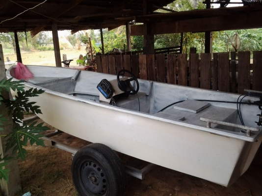 เรือไฟเบอร์ 14 ฟุต yamaha 25 hp
