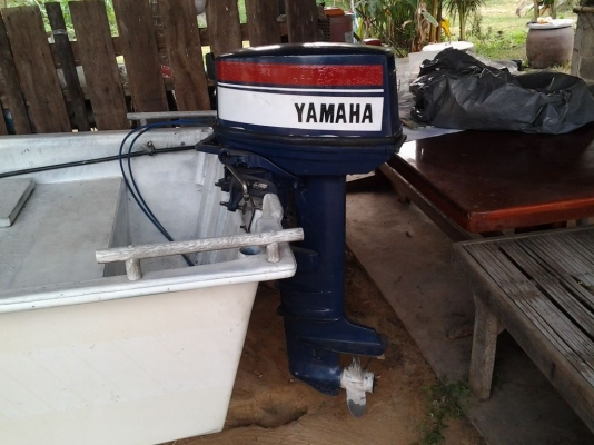 เรือไฟเบอร์ 14 ฟุต yamaha 25 hp
