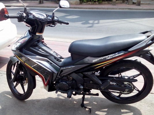 ขาย YAMAHA SPARK 135 i ปี 54 ล้อแม็ก สตาร์ทมือ (ไม่มีครัช) สภาพดี เดิมๆ รอยล้มด้านขวา,เล่มพร้อมโอน **ทะเบียน 33**