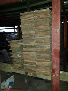 ไม้พื้นไม้เตงหน้า 8 หนา 1 นิ้ว