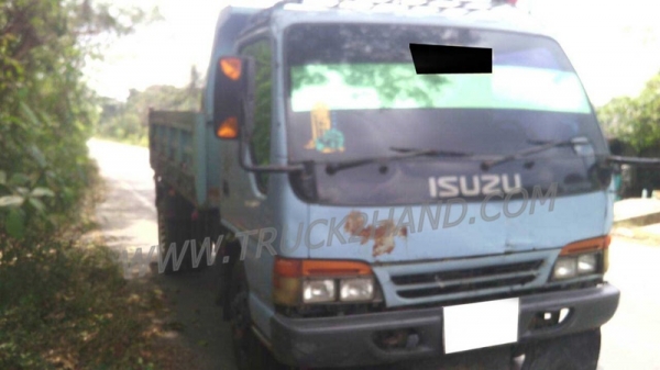 รถบรรทุก 6 ล้อ ดัมพ์ ISUZU NPR 120 แรงม้า(มาชมรถดูสภาพก่อนและสามารถต่อรองราคาได้อีก ที่ศูนย์พักรถ truck2hand จังหวัดสระบุรี)