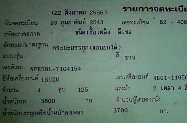 ***ขายแล้วครับขอบคุณ Truck2hand ขาย ISUZU NPR-125 6ล้อดั้มดิน5คิว ประกอบ NPR58L 4BG1-125HP ปี2543 เครื่อง4BG1-125แรง ฝาดำ เกียร์สั้น เครื่องดี แน่นดี แรงดี เกียร์ดีเข้าง่าย ไม่หลุด ช่วงล่างใหญ่ Fหน้า-หลัง คัสซีดี เสริมเหล็ก บน-ล่าง หนา แข็งแรง กระบ