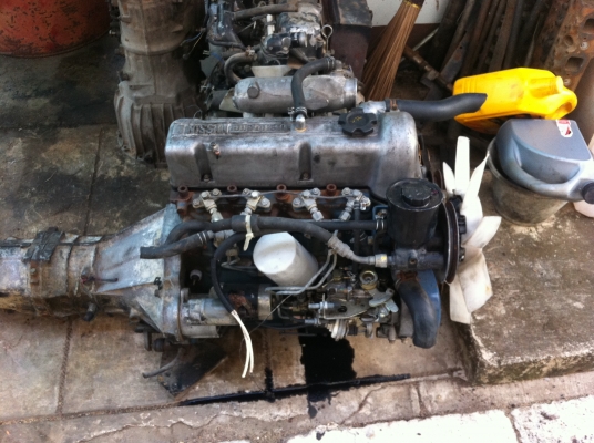 ขายเครื่องยนต์นิสสันLD20เก่านอกคับพร้อมเกียร์