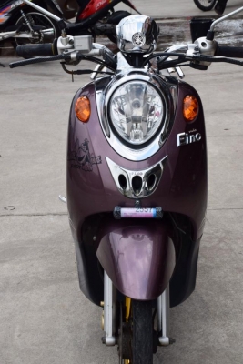 ยามาฮ่า ฟีโน่ สีน้ำตาล-ขาว ปี 53 สภาพเครื่องดีเดิม ๆ