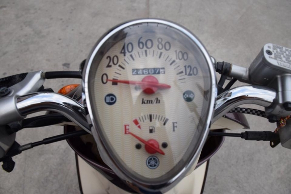 ยามาฮ่า ฟีโน่ สีน้ำตาล-ขาว ปี 53 สภาพเครื่องดีเดิม ๆ