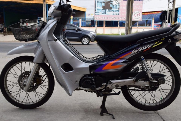 เวฟ 100 ปี 46 สีเทา-ดำ สภาพเดิม ๆ เวฟ 100 ปี 46 สีเทา-ดำ สภาพเดิม ๆ